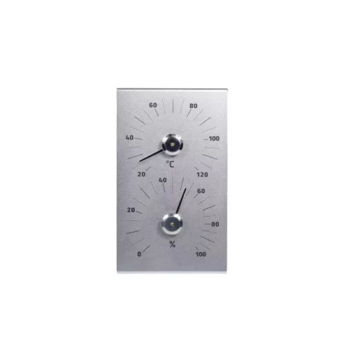 Szauna szett alu&bambusz, Ezüst (T0302-069)