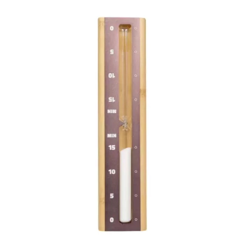 Szauna szett alu&bambusz, Sötét lila (T0302-071)