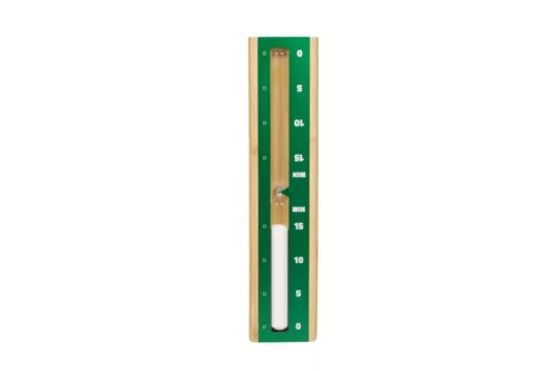 Szauna szett alu&bambusz, Zöld (T0302-072)
