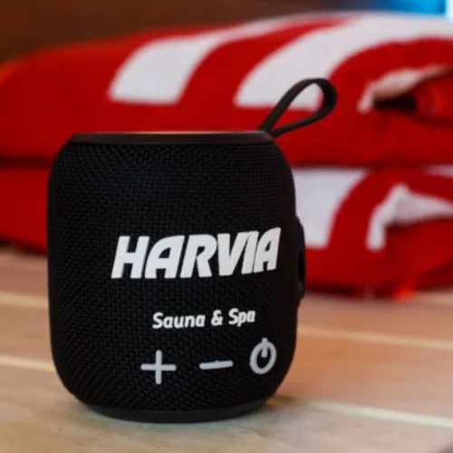 HARVIA Bluetooth hangszóró, vízálló és hőálló, fekete 5W, 1800 mAh (T0401-110)