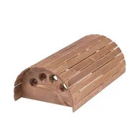 Lámpaárnyékoló, festett barna, fali (T0403-017)