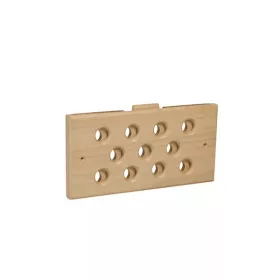 Szellőző rács 235x125x16 mm, Thermo nyárfa