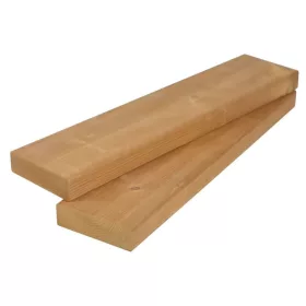   Finn erdeifenyő 26x90x4200 mm csomós hőkezelt (thermowood) padléc