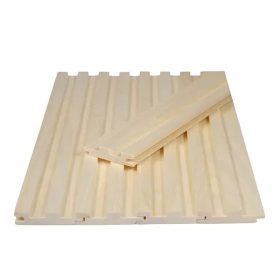   Csomómentes nyár 15x68x2100 mm A osztályú szauna lambéria bordázott profil