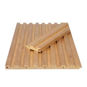   Csomómentes Thermo nyár 15x68x2100 mm A osztályú szauna lambéria bordázott profil