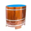 Merülődézsa test Kambala fából kék műanyag betéttel, 112x79cm - Az ár belépő nélkül értendő! (T0601-020)