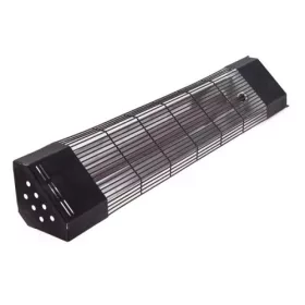   Infrasugárzó kerámiacső 450 W, sötétszürke védőráccsal, sarok kivitel (T0801-013)