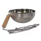 Aromaterápiás üst szaunához, 2 literes, rozsdamentes acélból (T0901-017)