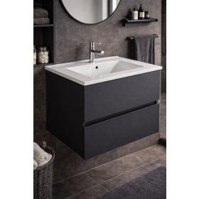 Sparta alsószekrény + mosdó 60 antracit