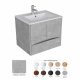 Linzy alsószekrény+mosdó 60 2A1F csiszolt beton