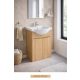 Linzy alsószekrény+mosdó 65 2A natúr tölgy