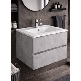Sparta alsószekrény + mosdó 60 csiszolt beton