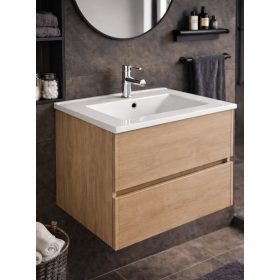 Sparta alsószekrény + mosdó 60 pezsgőfa