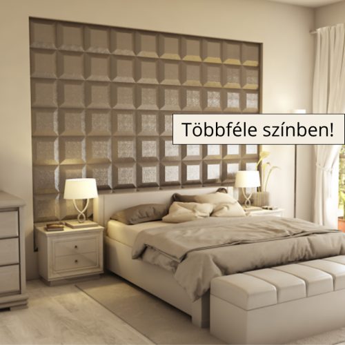 Tuputango 3D falpanel 30x30cm - Korona arany