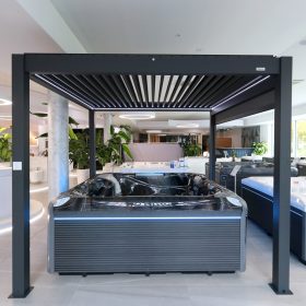   Wellis MotionFlex 300 bioklimatikus pergola, RGB LED világítással