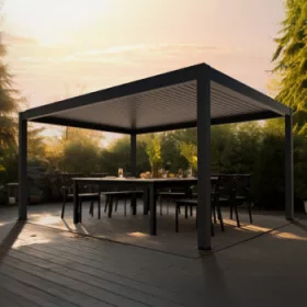   Wellis MotionFlex 400 bioklimatikus pergola, RGB LED világítással