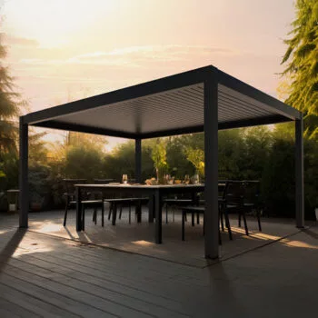 Wellis MotionFlex 600 bioklimatikus pergola, RGB LED világítással