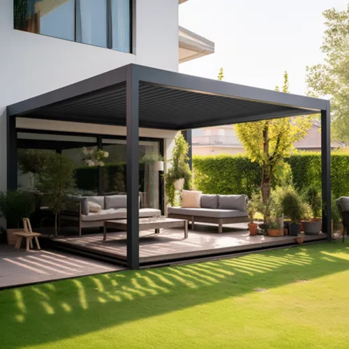 Wellis MotionFlex 600 bioklimatikus pergola, RGB LED világítással