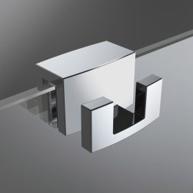 Akasztós törölközőtartó króm