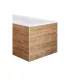 Oldallap MDF 80 J tölgy