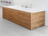Oldallap MDF 80 J tölgy