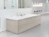 Oldallap  MDF 80 B szaténfa