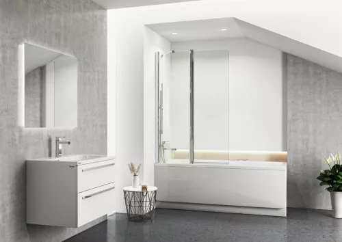 Oblong 60x70 fürdőszobai tükör világítással