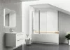 Oblong 70x70 fürdőszobai tükör világítással