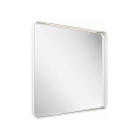 Strip 80x70 fürdőszobai tükör világítással, fehér