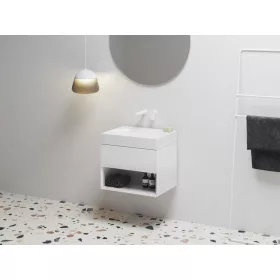 SD Lite 60 fürdőszobai szekrény mosdó alá fehér