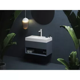 SD Lite 80 fürdőszobai szekrény mosdó alá Deepsea Blue
