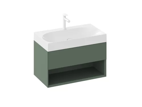SD Lite 80 fürdőszobai szekrény mosdó alá Grey Green
