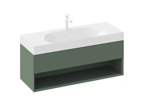 SD Lite 120 fürdőszobai szekrény mosdó alá Grey Green
