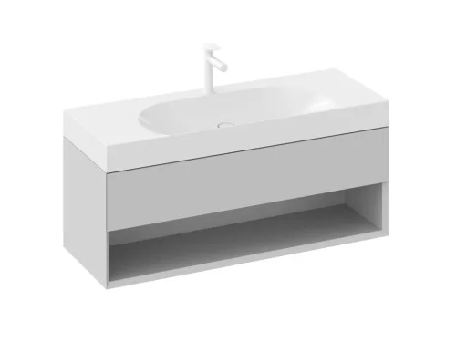 SD Lite 120 fürdőszobai szekrény mosdó alá Smoke Grey
