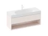 SD Lite 120 fürdőszobai szekrény mosdó alá Alabaster Pink