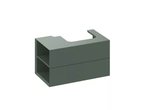 SD Lite 80 B fürdőszobai szekrény mosdó alá Grey Green