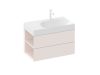 SD Lite 80 B fürdőszobai szekrény mosdó alá Alabaster Pink