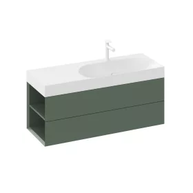 SD Lite 120 B fürdőszobai szekrény mosdó alá Grey Green