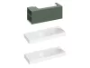 SD Lite 120 B fürdőszobai szekrény mosdó alá Grey Green