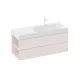 SD Lite 120 B fürdőszobai szekrény mosdó alá Alabaster Pink