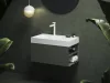 SD Lite 80 J fürdőszobai szekrény mosdó alá Grey Green