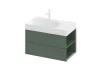 SD Lite 80 J fürdőszobai szekrény mosdó alá Grey Green