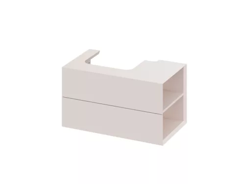 SD Lite 80 J fürdőszobai szekrény mosdó alá Alabaster Pink