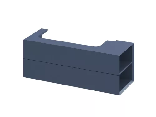 SD Lite 120 J fürdőszobai szekrény mosdó alá Deepsea Blue