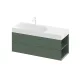 SD Lite 120 J fürdőszobai szekrény mosdó alá Grey Green