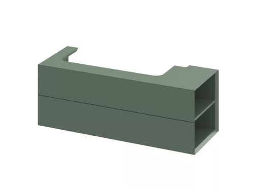 SD Lite 120 J fürdőszobai szekrény mosdó alá Grey Green