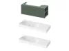 SD Lite 120 J fürdőszobai szekrény mosdó alá Grey Green
