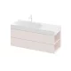 SD Lite 120 J fürdőszobai szekrény mosdó alá Alabaster Pink
