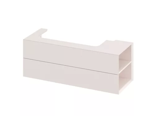 SD Lite 120 J fürdőszobai szekrény mosdó alá Alabaster Pink