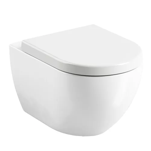 Uni Chrome WC Rim fehér